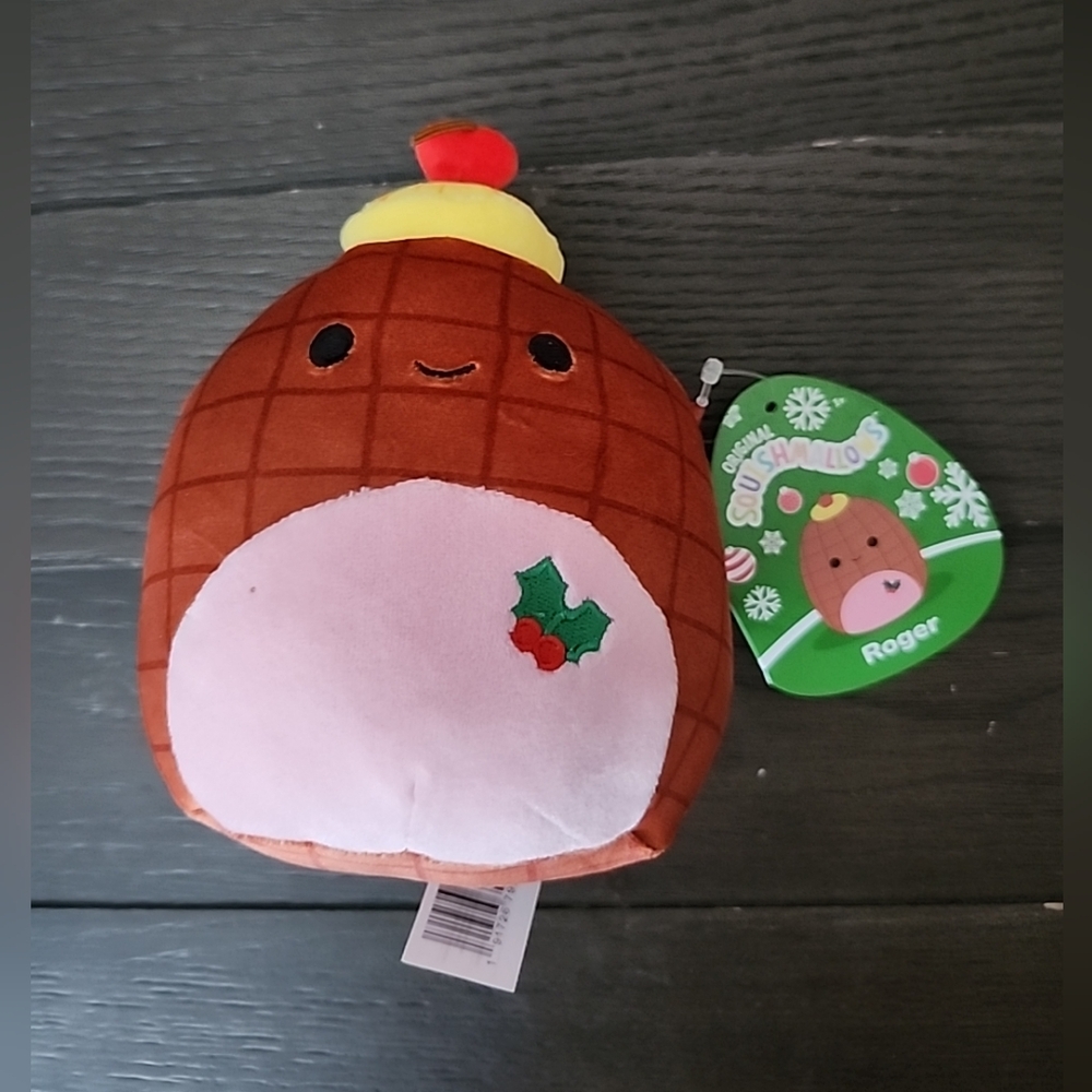 Squishmallows 5” Roger Pineapple Ham Holiday Christmas Plush 2024 soft NWT